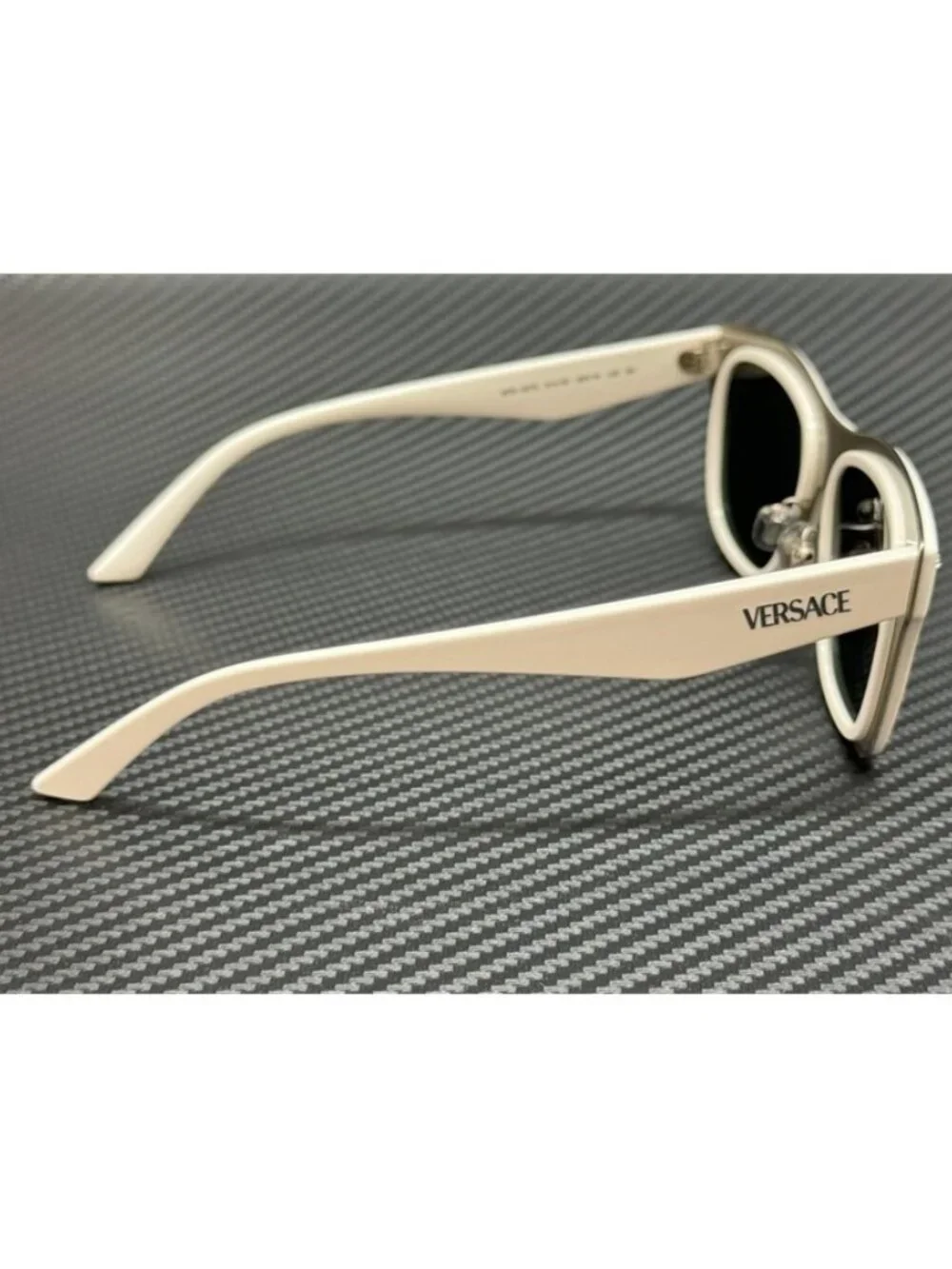 New Versace Men White Sunglasses 53-18-145